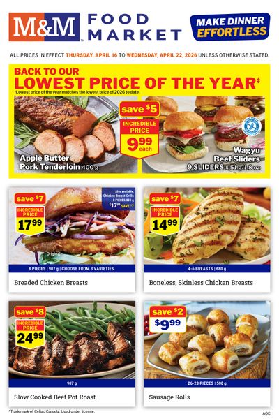 M&M Food Market (Atlantic, ON & West) Flyer April 16 to 22