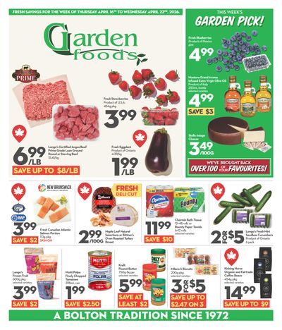 Garden Foods Flyer April 16 to 22
