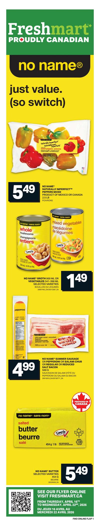 Freshmart (ON) Flyer April 16 to 22