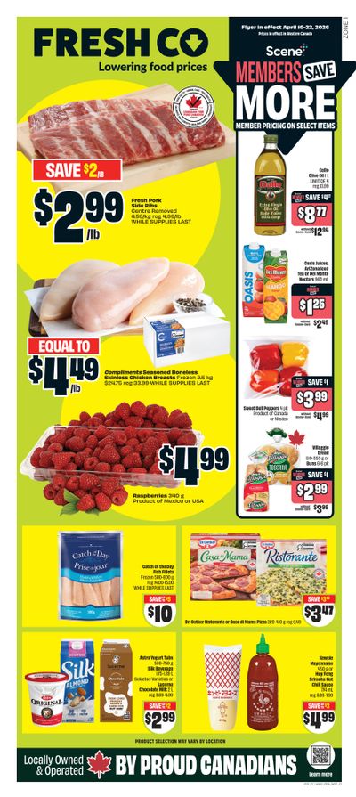 FreshCo (West) Flyer April 16 to 22
