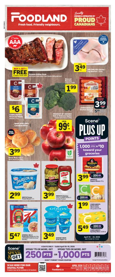 Foodland (ON) Flyer April 16 to 22