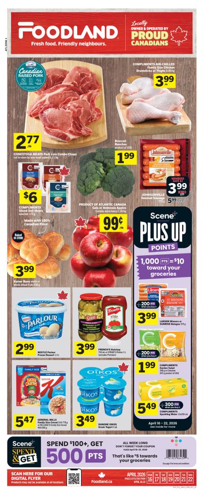 Foodland (Atlantic) Flyer April 16 to 22