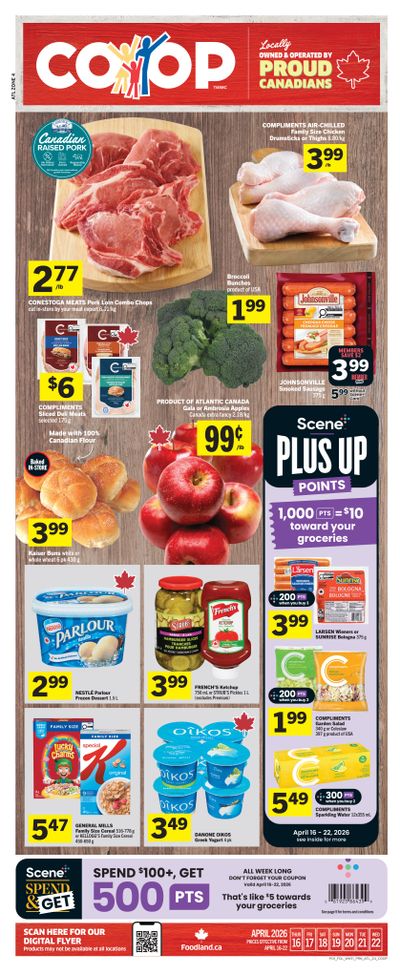 Foodland Co-op Flyer April 16 to 22