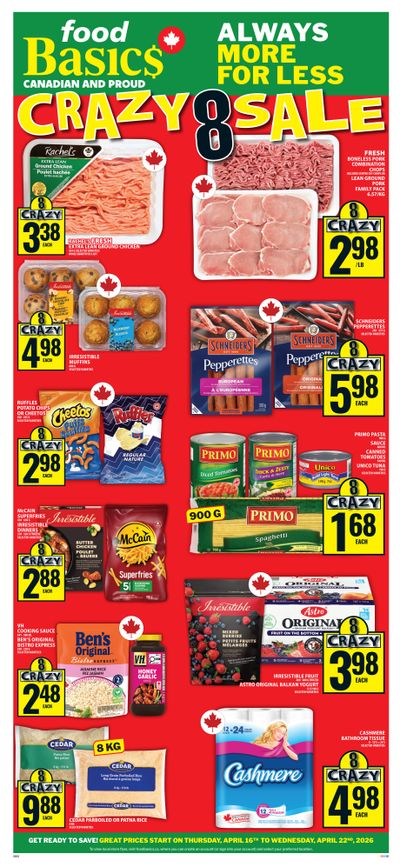 Food Basics Flyer April 16 to 22
