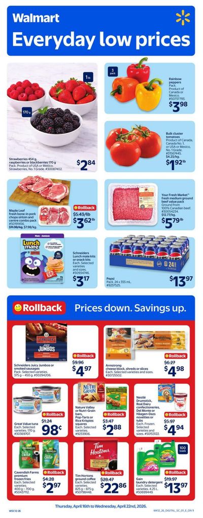 Walmart (ON) Flyer April 16 to 22