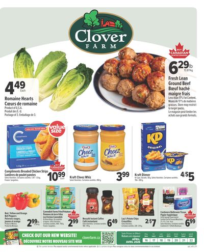 Clover Farm (Atlantic) Flyer April 16 to 22