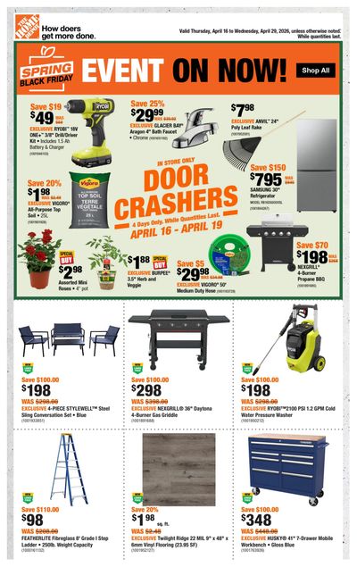 Home Depot (Atlantic) Flyer April 16 to 29