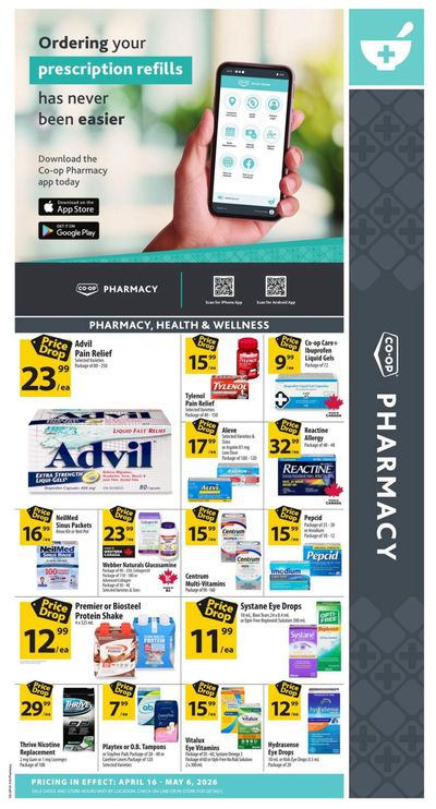 Co-op (West) Pharmacy Flyer April 16 to May 6