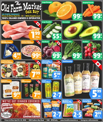 The Old Farm Market (Victoria) Flyer April 16 to 22