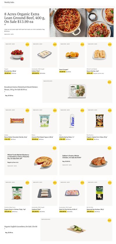 Whole Foods Market (ON) Flyer April 15 to 21