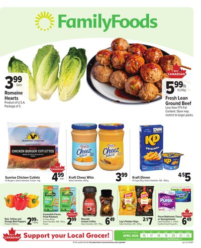 Family Foods Flyer April 16 to 22