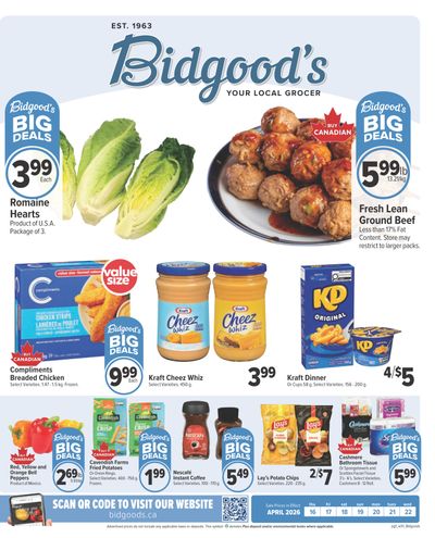 Bidgood's Flyer April 16 to 22