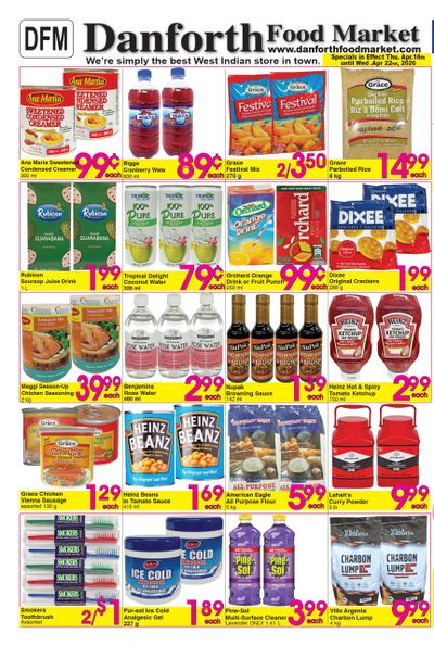 Danforth Food Market Flyer April 16 to 22