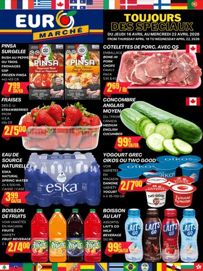 Euro Marche Flyer April 16 to 22