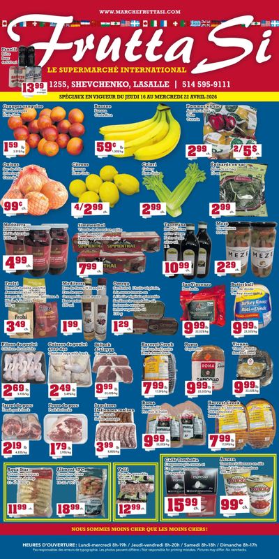 Frutta Si Flyer April 16 to 22