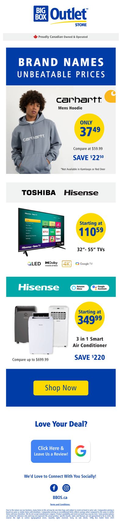 Big Box Outlet Store Flyer April 16 to 22