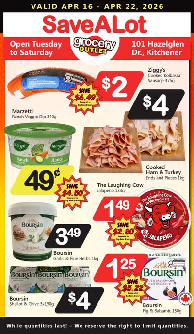 SaveALot Grocery Outlet Flyer April 16 to 22