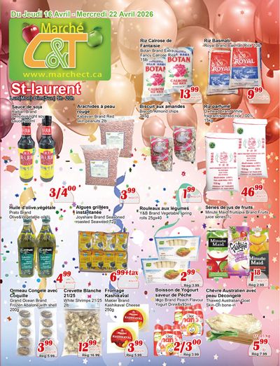 Marche C&T (St. Laurent) Flyer April 16 to 22