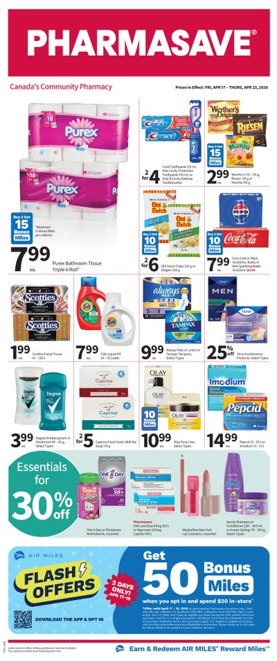 Pharmasave (West) Flyer April 17 to 23
