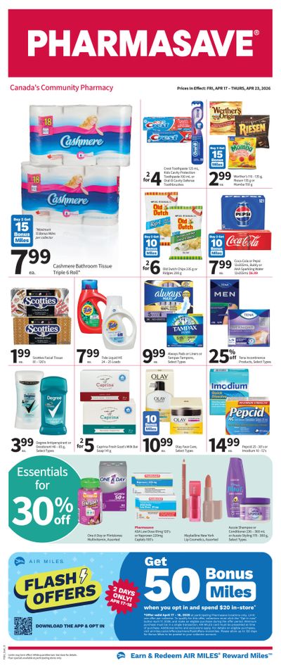 Pharmasave (ON) Flyer April 17 to 23