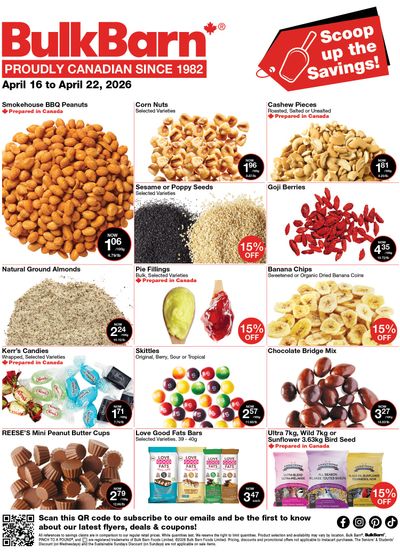 Bulk Barn Flyer April 16 to 22