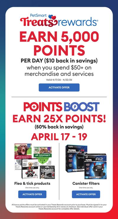 PetSmart Flyer April 17 to 19