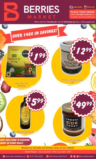 Berries Market Flyer April 16 to 22