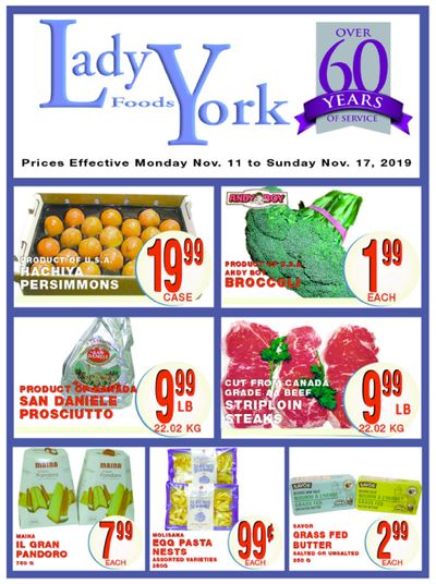 Lady York Foods Flyer November 11 to 17