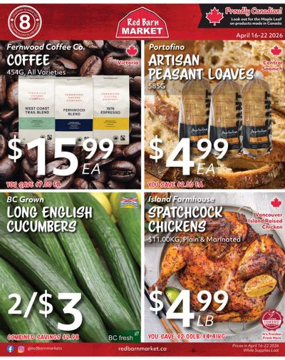 Red Barn Market Flyer April 16 to 22