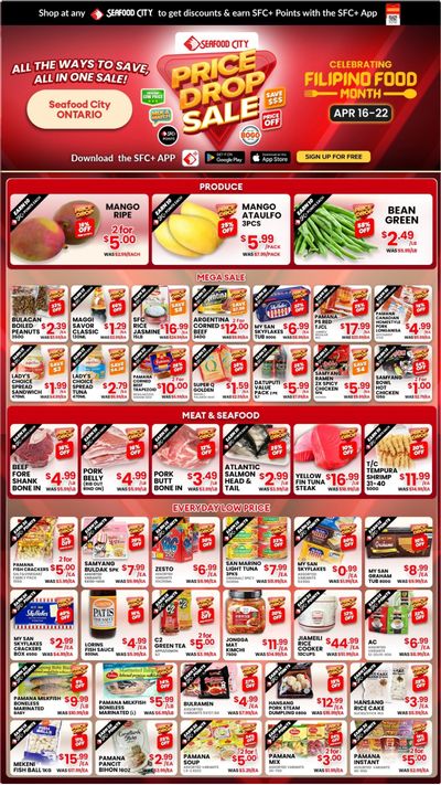 Seafood City Supermarket (ON) Flyer April 16 to 22