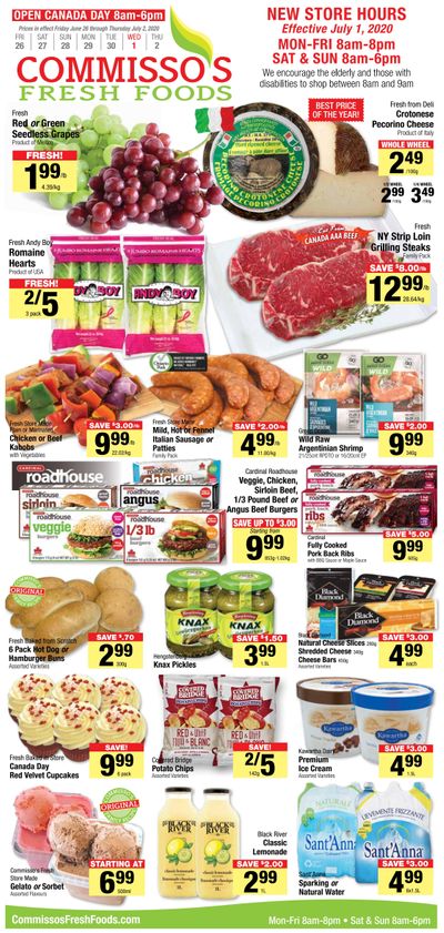 Commisso's Fresh Foods Flyer June 26 to July 2
