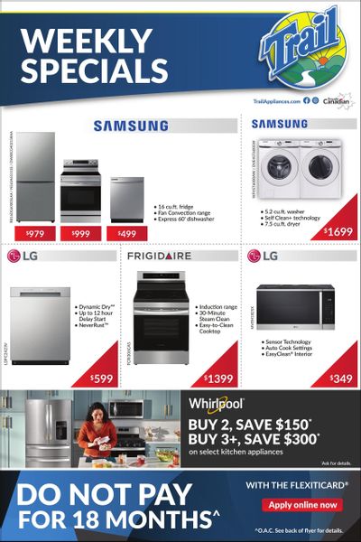 Trail Appliances (AB & SK) Flyer April 16 to 22