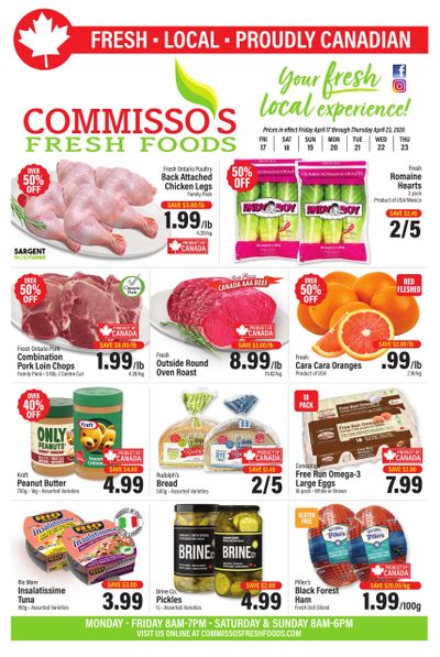 Commisso's Fresh Foods Flyer April 17 to 23
