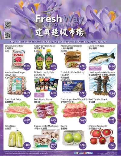 FreshWay Foodmart Flyer April 17 to 23
