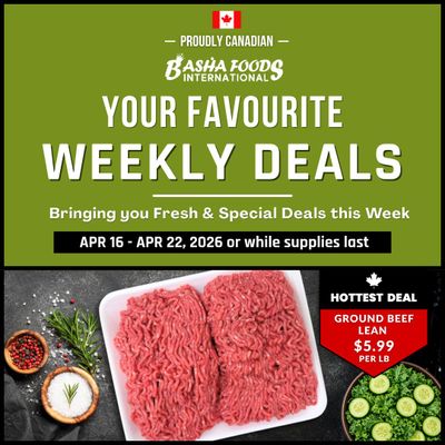 Basha Foods International Flyer April 16 to 22