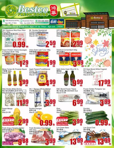 BestCo Food Mart (Ajax) Flyer April 17 to 23