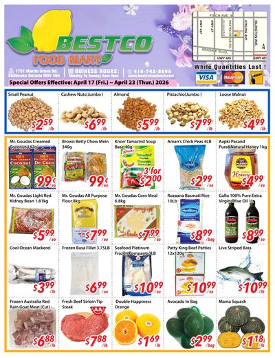 BestCo Food Mart (Etobicoke) Flyer April 17 to 23