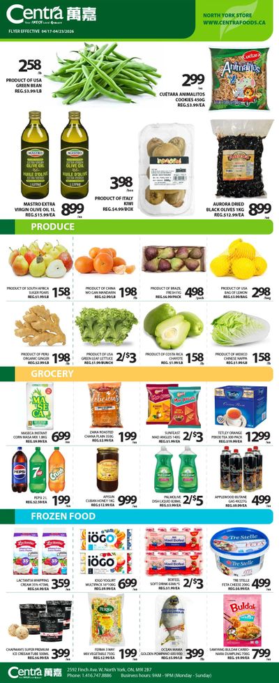 Centra Foods (North York) Flyer April 17 to 23
