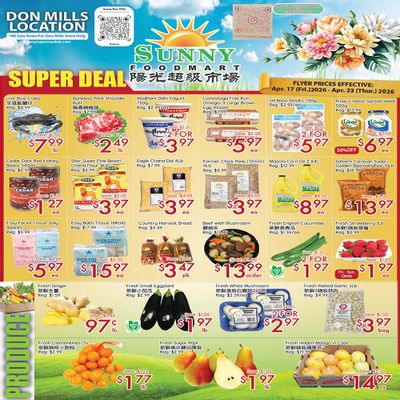 Sunny Foodmart (Don Mills) Flyer April 17 to 23