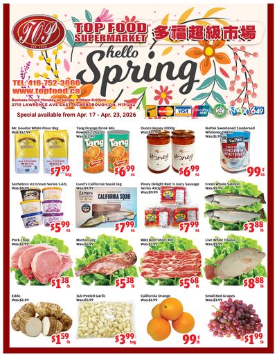Top Food Supermarket Flyer April 17 to 23