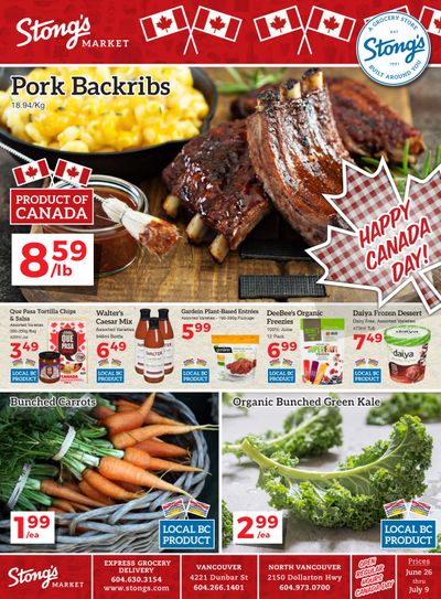 Stong's Market Flyer June 26 to July 9