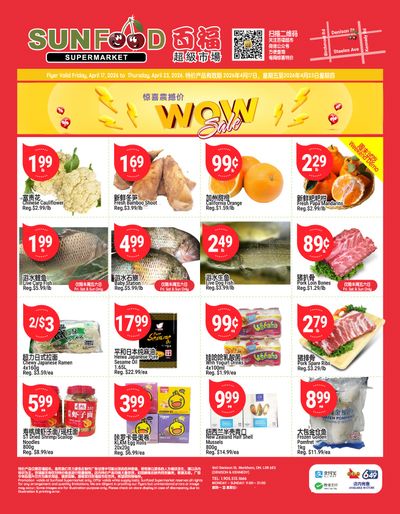 Sunfood Supermarket Flyer April 17 to 23