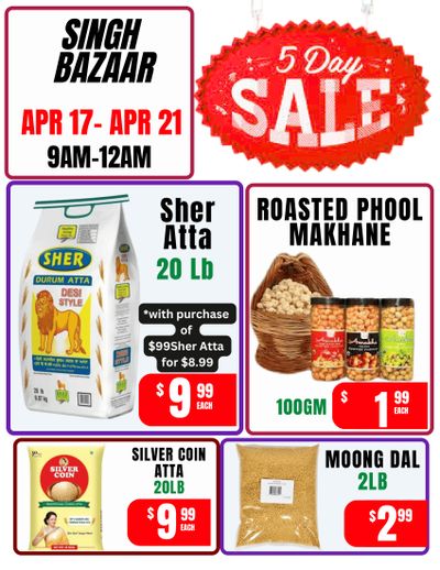 Singh Bazaar Flyer April 17 to 21