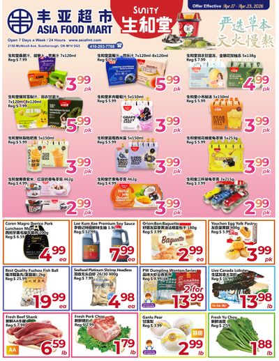 Asia Food Mart Flyer April 17 to 23