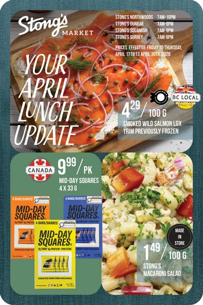 Stong's Market Flyer April 17 to 30