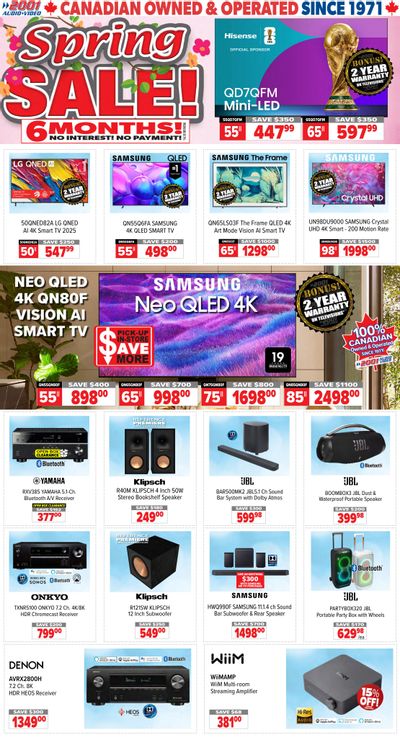 2001 Audio Video Flyer April 17 to 23