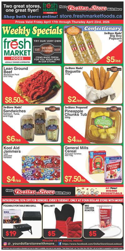 Fresh Market Foods Flyer April 17 to 23