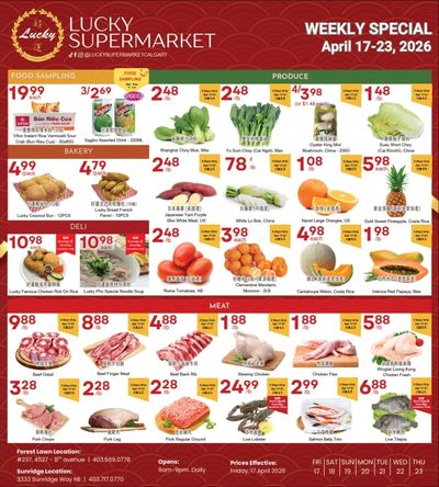 Lucky Supermarket (Calgary) Flyer April 17 to 23