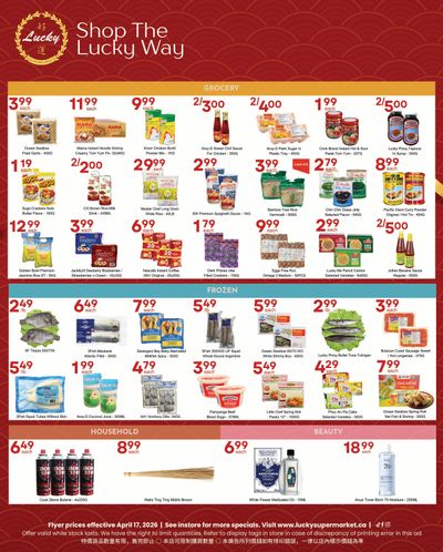 Lucky Supermarket (Winnipeg) Flyer April 17 to 23