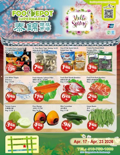 Food Depot Supermarket Flyer April 17 to 23